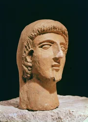 Votivkopf (Terrakotta)